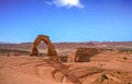 Delicate arch in arches National Park Royalty Free Stock Photo