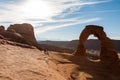 Delicate Arch, Arches National Park, Utah Royalty Free Stock Photo