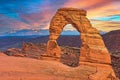 Delicate Arch in Arches National Park, Utah Royalty Free Stock Photo