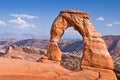 Delicate Arch, Arches National park, Utah Royalty Free Stock Photo