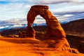 Delicate Arch, Arches National Park, Utah Royalty Free Stock Photo