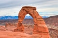 Delicate Arch in Arches National Park. Utah, USA Royalty Free Stock Photo