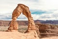 Delicate arch, Arches National Park. Utah, USA Royalty Free Stock Photo