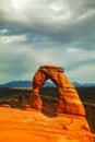 Delicate Arch at the Arches National Park, Utah, USA Royalty Free Stock Photo