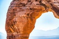 Delicate Arch Close Rock Canyon Arches National Park Moab Utah