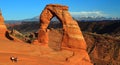 Delicate Arch in Arches National Park, Utah, USA Royalty Free Stock Photo