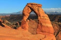 Delicate Arch in Evening Light, Arches National Park, Utah Royalty Free Stock Photo