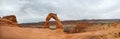 Delicate Arch Panoramic Royalty Free Stock Photo