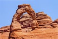Delicate Arch Rock Canyon Arches National Park Moab Utah Royalty Free Stock Photo