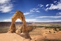 Delicate arch stone at Arches National Park, Utah, USA Royalty Free Stock Photo