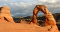 Delicate Arch Sunset Royalty Free Stock Photo