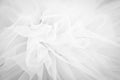 Delicate background mesh fluffy fabric, Black and whit Royalty Free Stock Photo