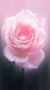 Delicate beauty close up of a fresh pink rose flower Royalty Free Stock Photo