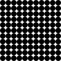 Delicate black polka dots on white background seamless pattern. Soft abstract geometric pattern. Dots specks, flecks, stains Royalty Free Stock Photo