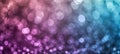 Delicate blur bokeh background in dusky violet, powder blue, and silver gray colors