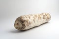 Delicate boudin blanc sausage presented elegantly against a pristine backdrop showcasing its unique texture and color Royalty Free Stock Photo