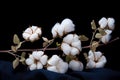 Delicate Bouquet of cotton. Generate Ai
