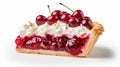 Delicate Cherry Pie Slice In Stunning 8k Composition