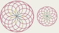 Delicate Circular Mandala Pattern Vector Design Element, vector design Generative AI Royalty Free Stock Photo
