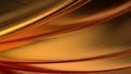 Delicate Elegant Modern 3D Rendering Abstract Background with Bezier Curves like Gold Gorgeous Curtains