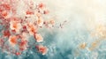 Delicate Ethereal Patterns Dancing Across a Calming Backdrop, Evoking Peacefulness and Tranquility with a Soft Color