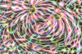 Delicate floral background with patterns of glowing fractals.
