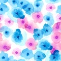 Delicate floral pattern. Royalty Free Stock Photo