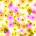 Delicate floral pattern. Royalty Free Stock Photo