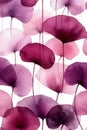 Delicate Floral Pattern, Soft Mauve Watercolor Botanical Illustration, Dreamy Elegant Background