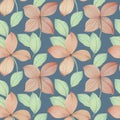 Seamless watercolor exotic floral pattern. Seamless watercolor pattern for design.