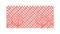 Delicate Geometric Pattern in Pastel Pink and White, vector design Generative AI Royalty Free Stock Photo