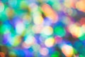 Delicate glitter bokeh rainbow background. Creative and moody color of the picture