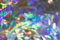 Delicate glitter bokeh rainbow background. Creative and moody color of the picture.