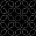 Delicate Henna Paisley Seamless Repeat Pattern.