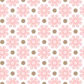 Delicate lovely vector seamless pattern