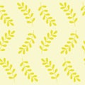 delicate pattern in the form of branches and leaves. wallpaper or background Royalty Free Stock Photo