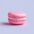 Delicate Pink Macaron: A Sweet Treat Royalty Free Stock Photo
