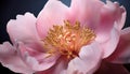Delicate pink petals bloom gracefully, showcasing Royalty Free Stock Photo