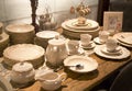 Delicate porcelain tableware Royalty Free Stock Photo