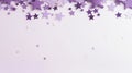 delicate purple stars background