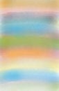 Delicate rainbow background. Imitation of drawing with watercolors. Horizontal stripes in soft romantic shades.