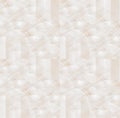 Delicate regular round pattern white beige overlaying