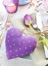 Delicate Romantic Table Setting Royalty Free Stock Photo