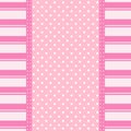 Delicate shades in pink pastel pastels. Stripes and circles on a light pink background. Background for children`s design, pattern