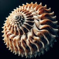Delicate Shell Patterns Study the intricate patterns and texture Royalty Free Stock Photo