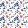 Delicate small flower pattern, perfect for soft designs. Royalty Free Stock Photo