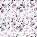 Delicate small flower pattern, perfect for soft designs. Royalty Free Stock Photo