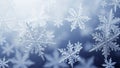 winter snowflakes background wallpaper (ai generated) Royalty Free Stock Photo