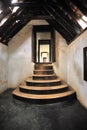 Delicate steps of Balconi of guest house at Padmanabhapuram Palace Royalty Free Stock Photo