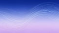 Delicate white dotted lines forming a flowing wave pattern against a smooth gradient of deep blue to light purple Royalty Free Stock Photo